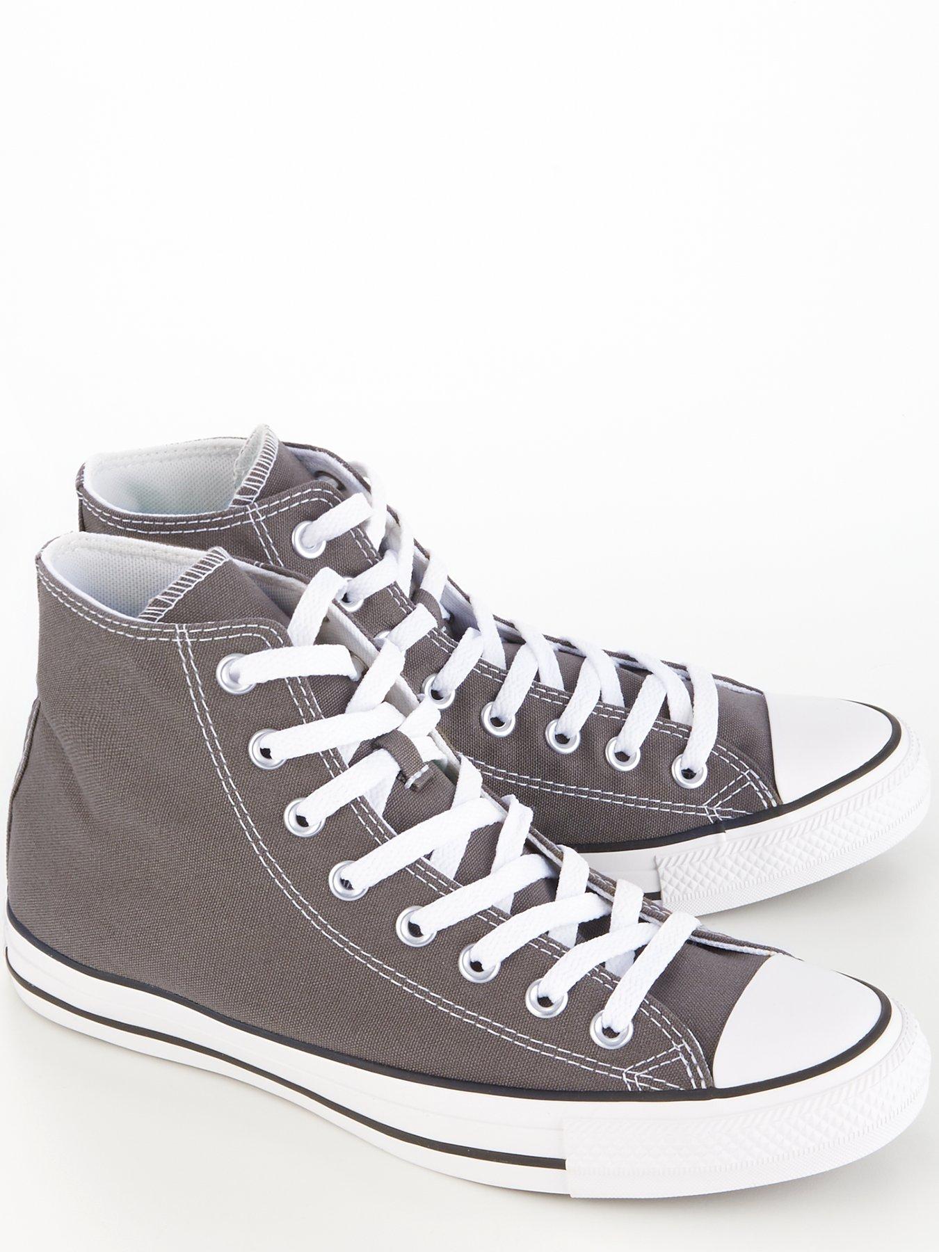 Image 2 of 6 of Converse Unisex Hi Top Trainers - Dark Grey
