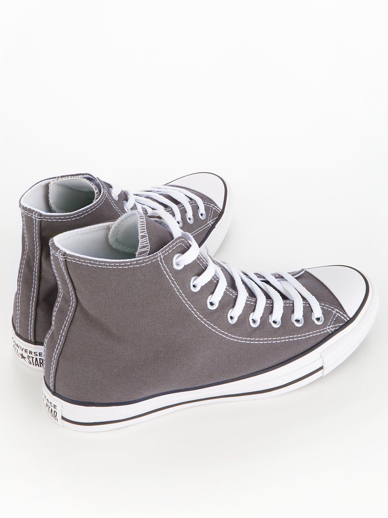 Image 3 of 6 of Converse Unisex Hi Top Trainers - Dark Grey