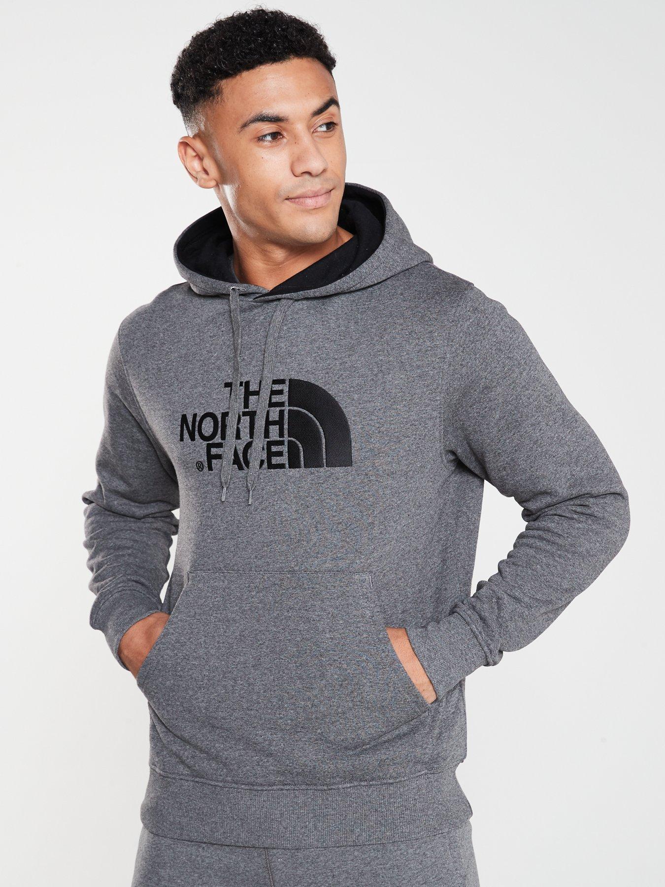 mens north face drew peak hoodie