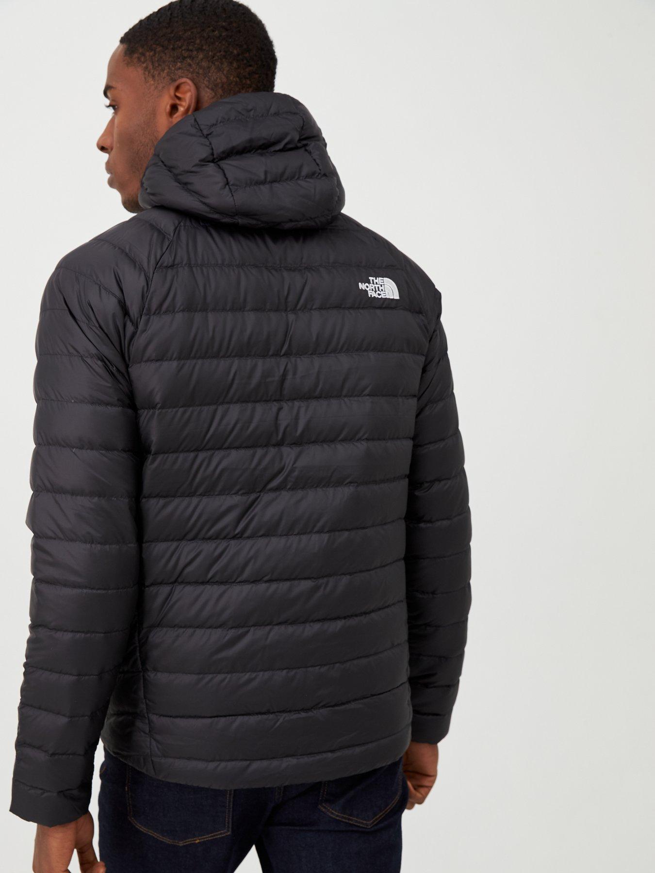 north face trevail jacket hooded black