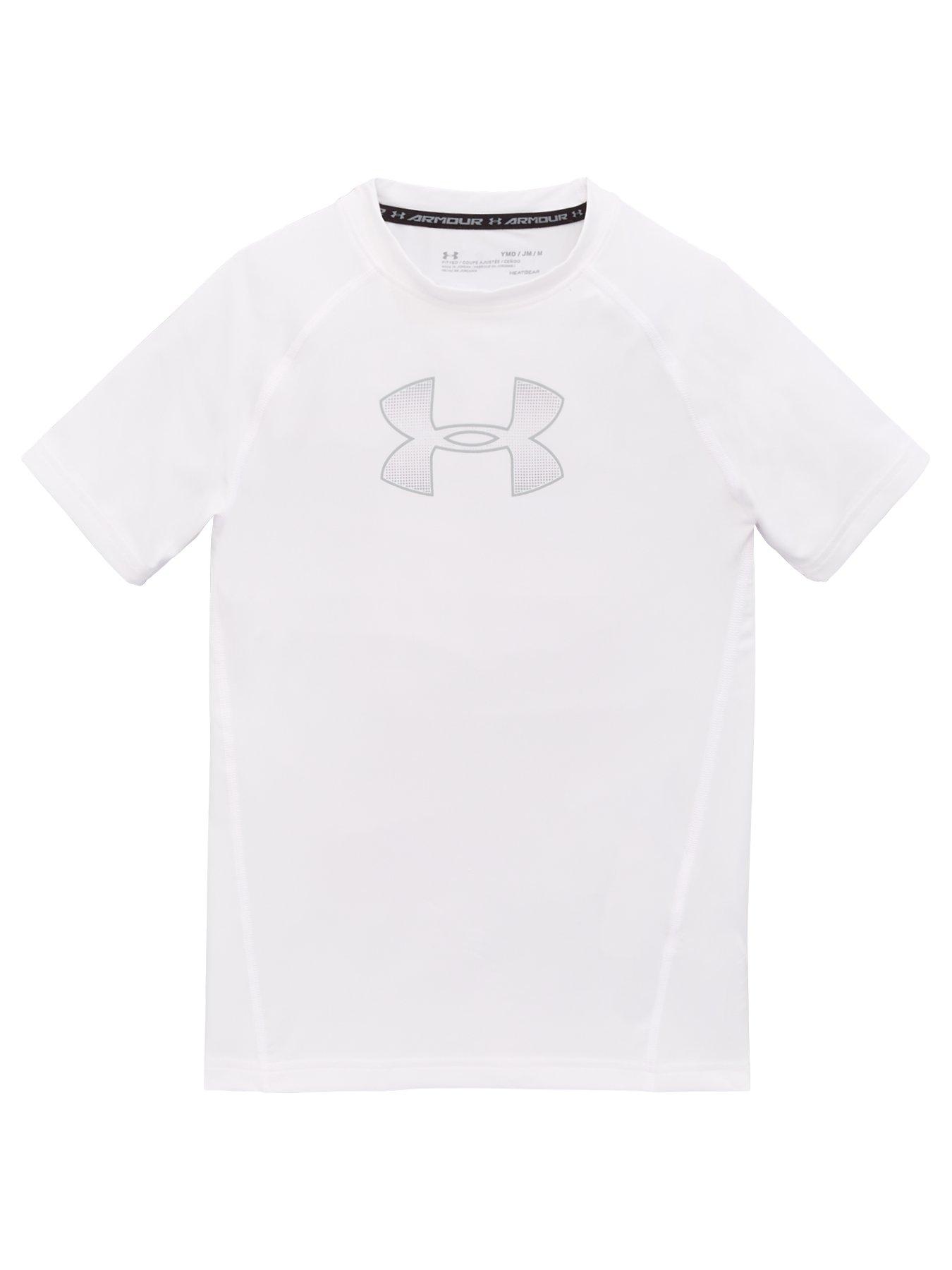 white under armour shirt youth