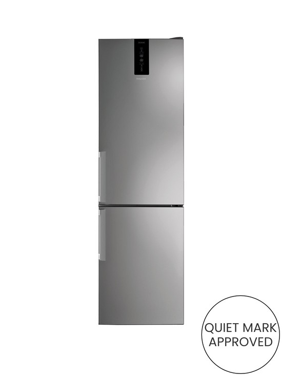 front image of hotpoint-day1-h7t911tmxh1-total-no-frost-60cm-wide-fridge-freezer-inox