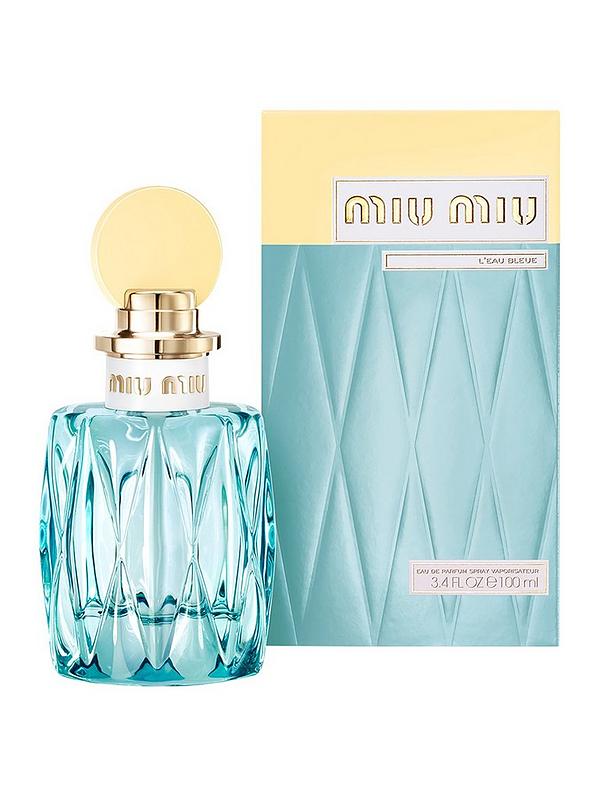 Miu Miu L Eau Bleue 100ml Eau de Parfum Miu Miu L'eau Bleue Gift Set 100ml Eau