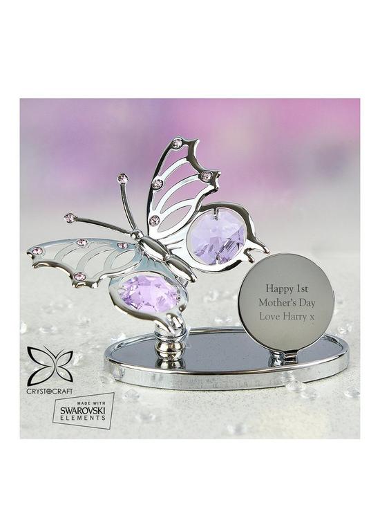 front image of the-personalised-memento-company-personalised-cyrstocraft-butterfly
