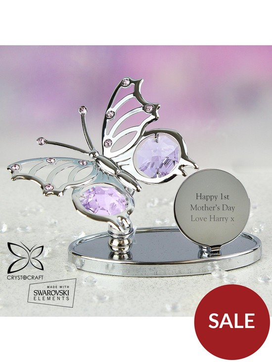 stillFront image of the-personalised-memento-company-personalised-cyrstocraft-butterfly