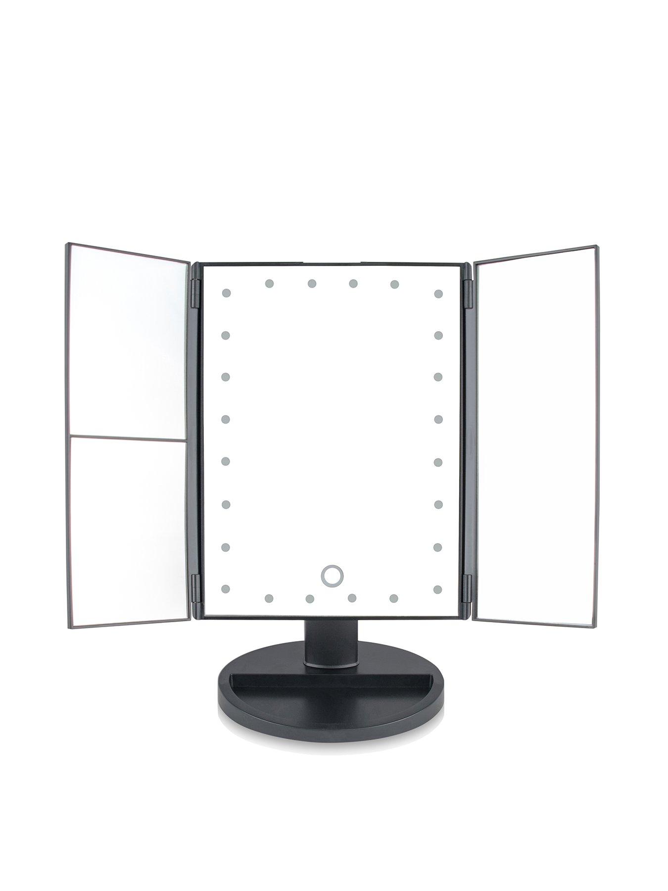 Image 1 of 5 of Rio 24 LED Touch Dimmable 3 Way Makeup Mirror with 2 &amp; 3x Magnification
