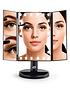  image of rio-24-led-touch-dimmable-3-way-makeup-mirror-with-2-amp-3x-magnification