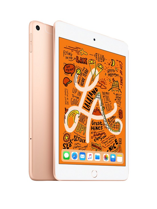 front image of apple-ipadnbspmini-2019-64gb-wi-fi-amp-cellular-gold