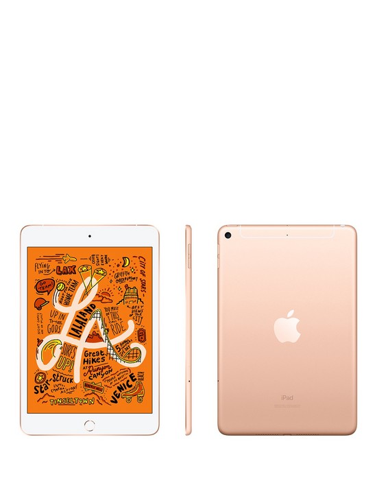 stillFront image of apple-ipadnbspmini-2019-64gb-wi-fi-amp-cellular-gold