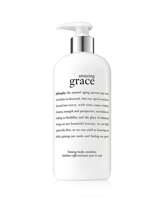 stillFront image of philosophy-amazing-grace-firming-body-lotion-480ml