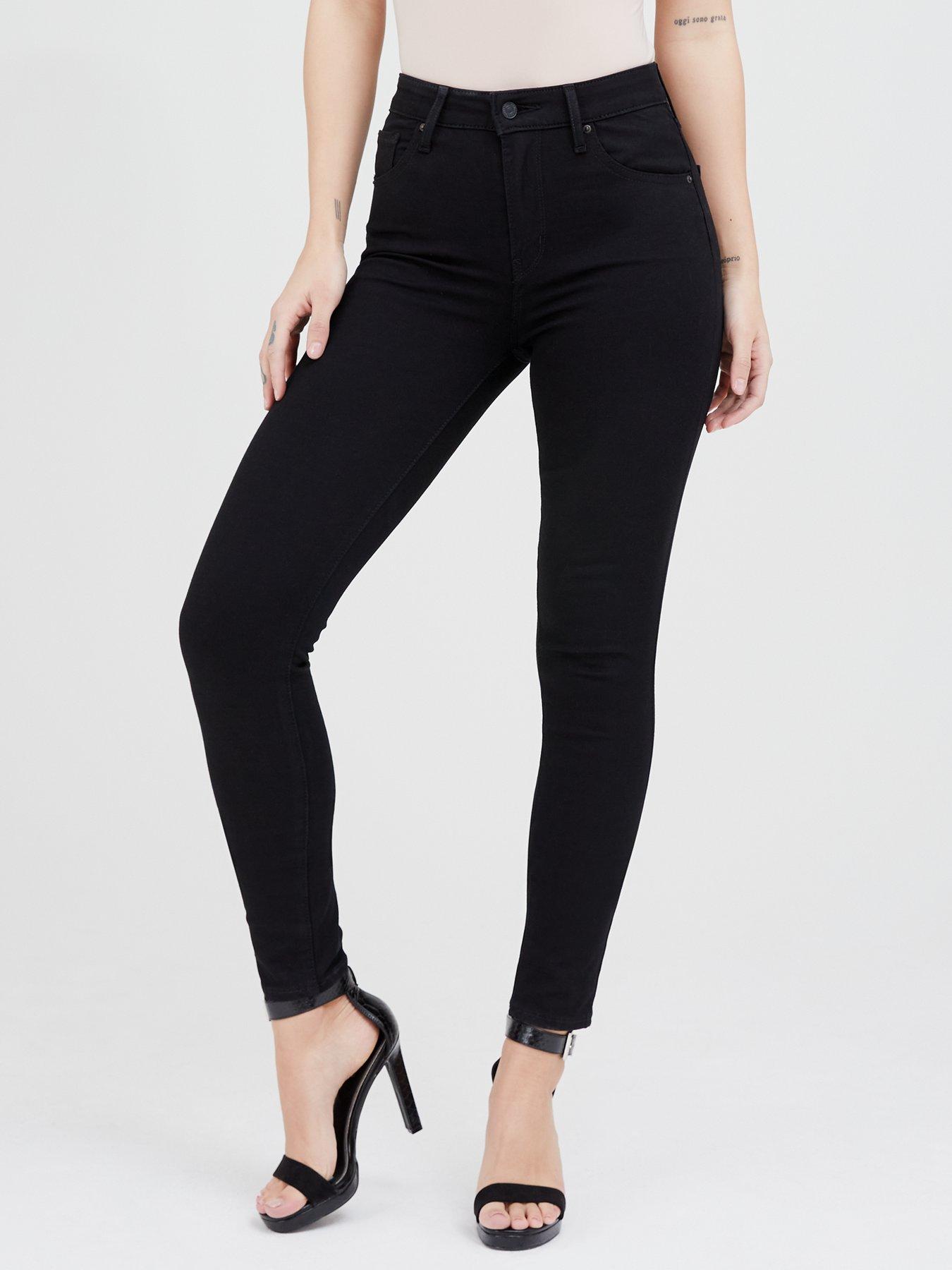 black levi skinny jeans womens
