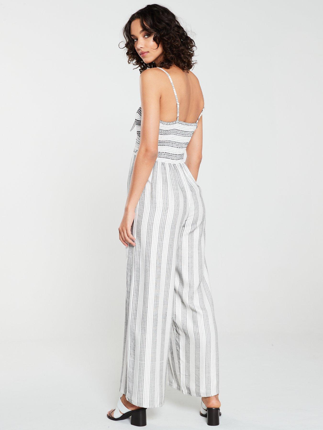 river island stripe jumpsuit