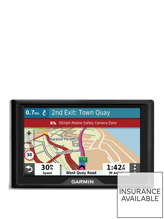 front image of garmin-drive-52-uk-mt-s-5-inch-sat-nav-with-map-updates-for-uk-and-ireland-live-traffic-and-speed-camera-and-other-driver-alerts