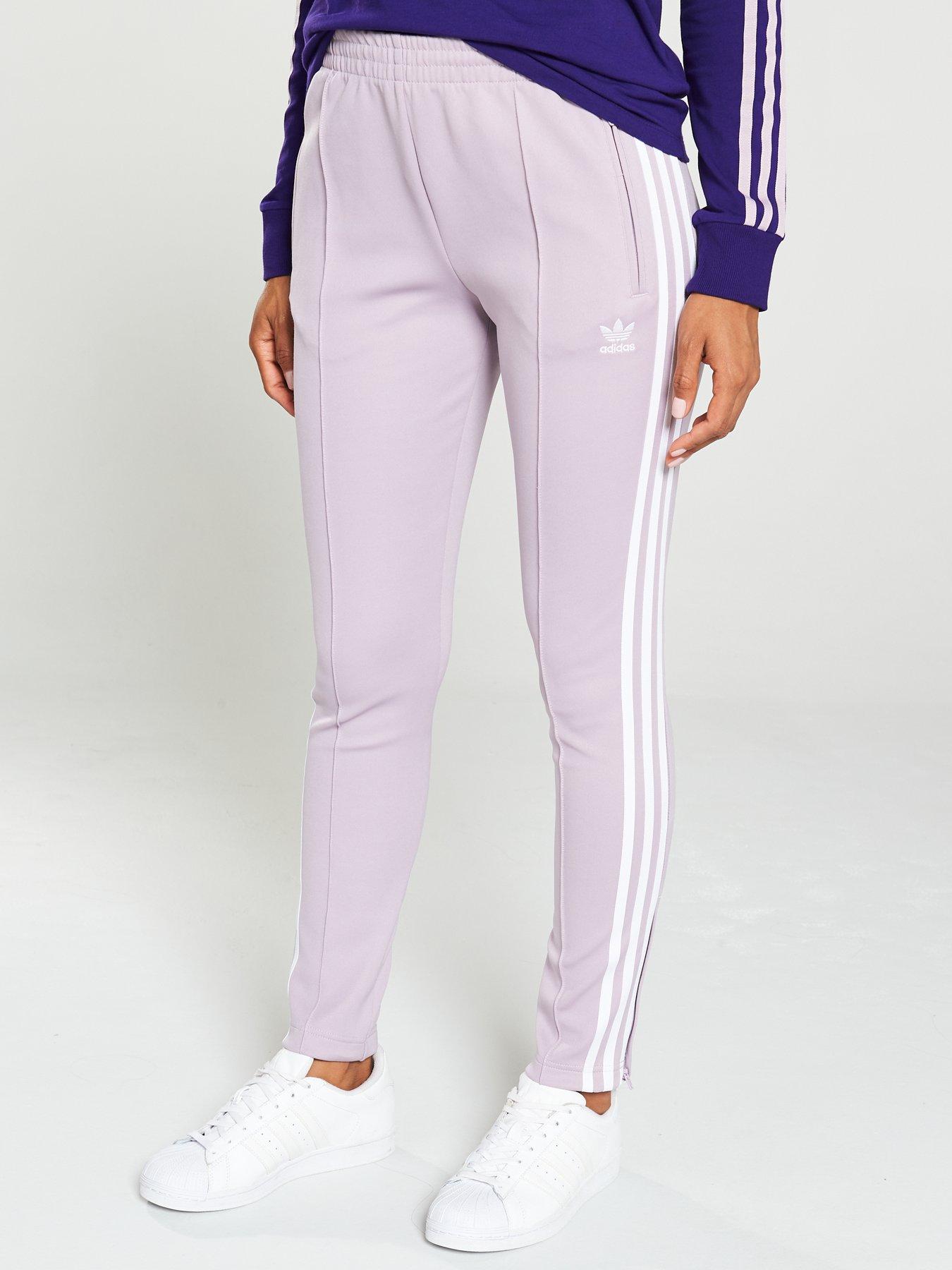 lilac adidas joggers