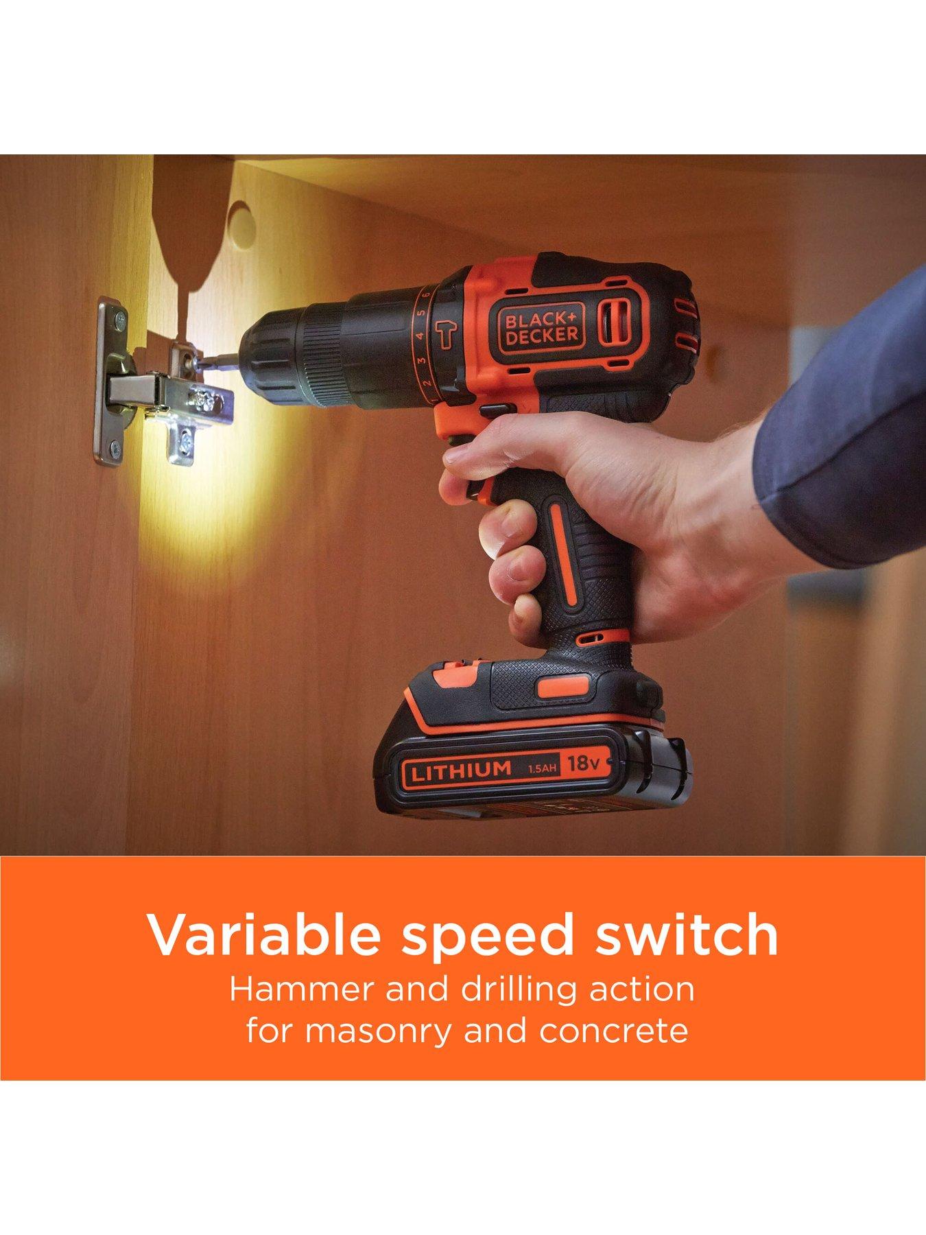 Image 3 of 6 of Black & Decker 18V Hammer Drill and Impact Driver Twin &nbsp;Kit BCK25S2S-GB