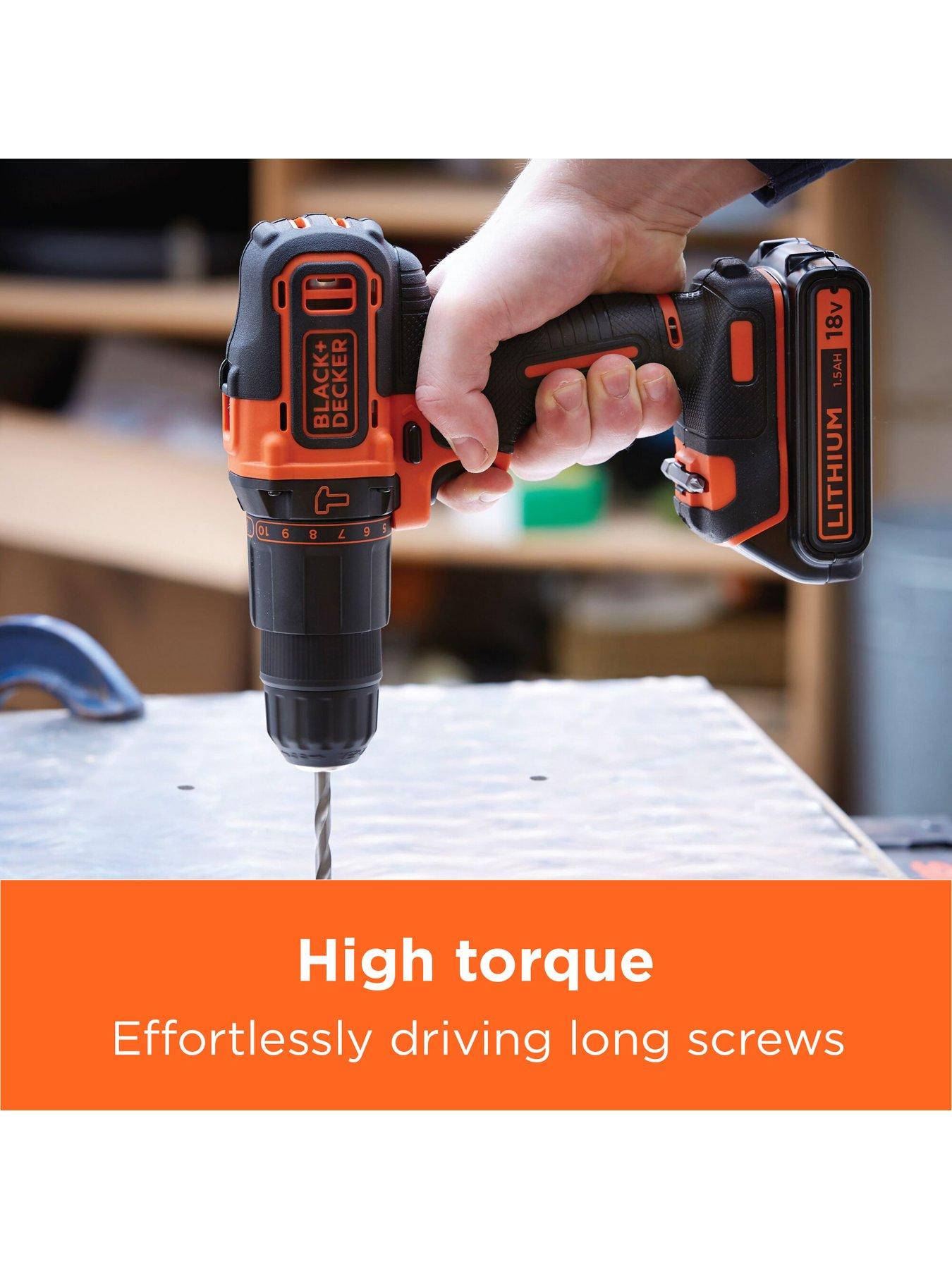 Image 4 of 6 of Black & Decker 18V Hammer Drill and Impact Driver Twin &nbsp;Kit BCK25S2S-GB