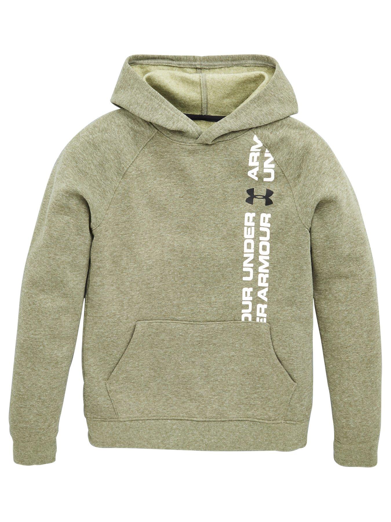 khaki under armour hoodie
