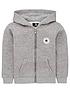  image of converse-fleece-chuck-patch-full-zip-hoodie-grey