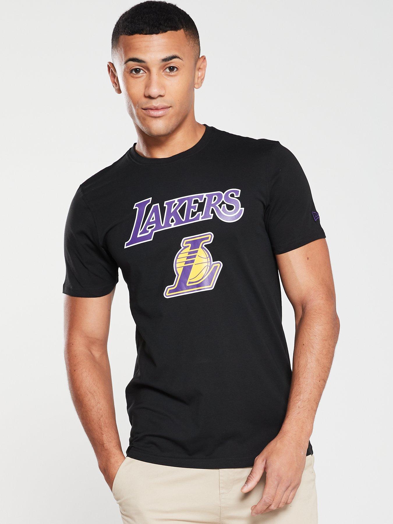 new era lakers t shirt