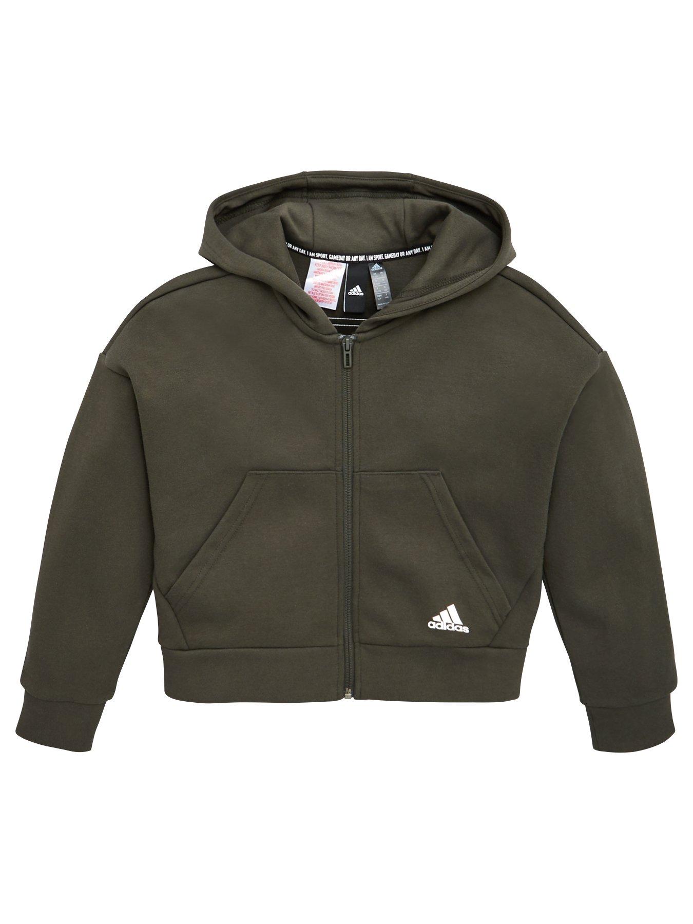 khaki adidas hoodie