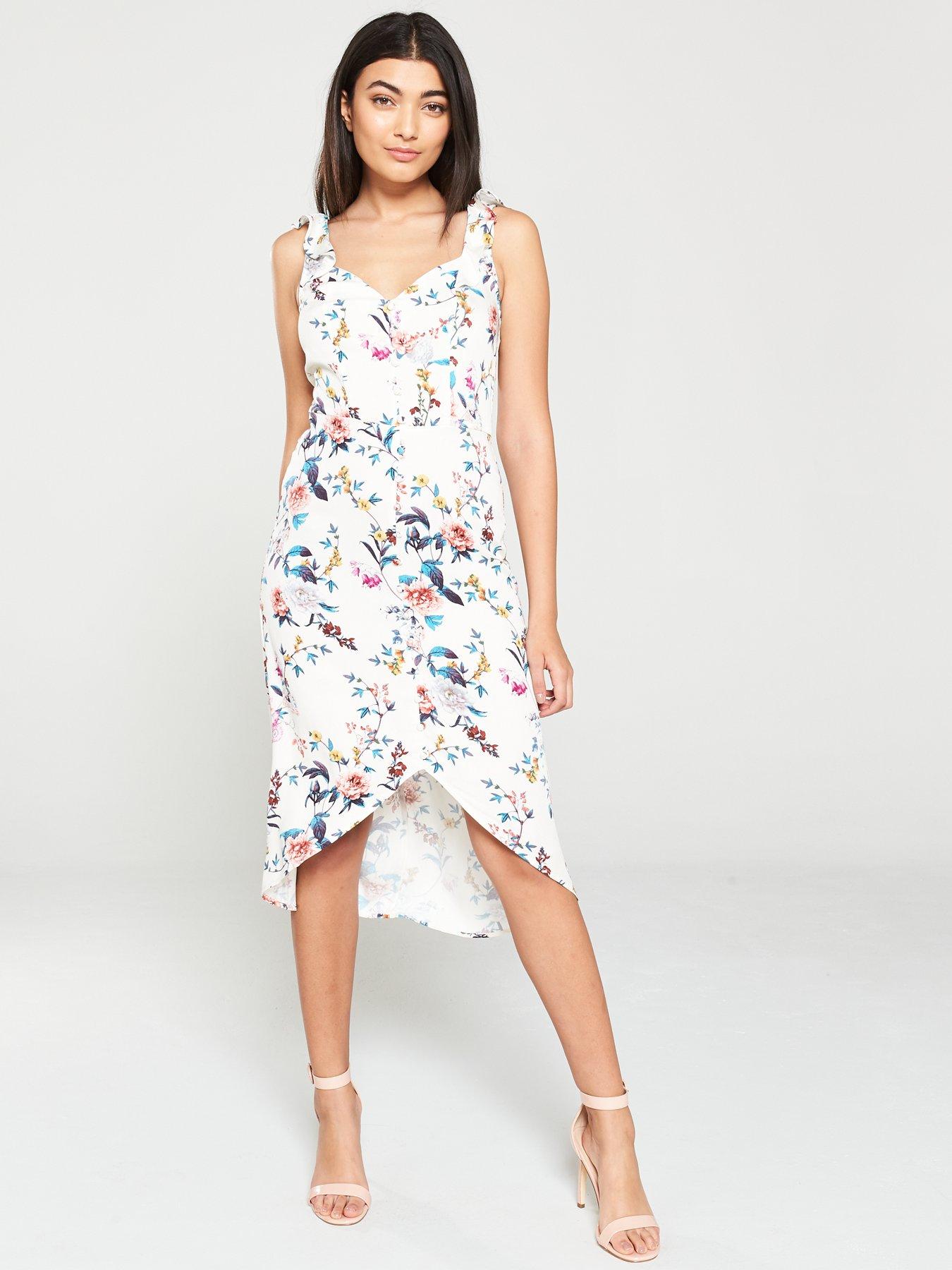 oasis botanical midi dress