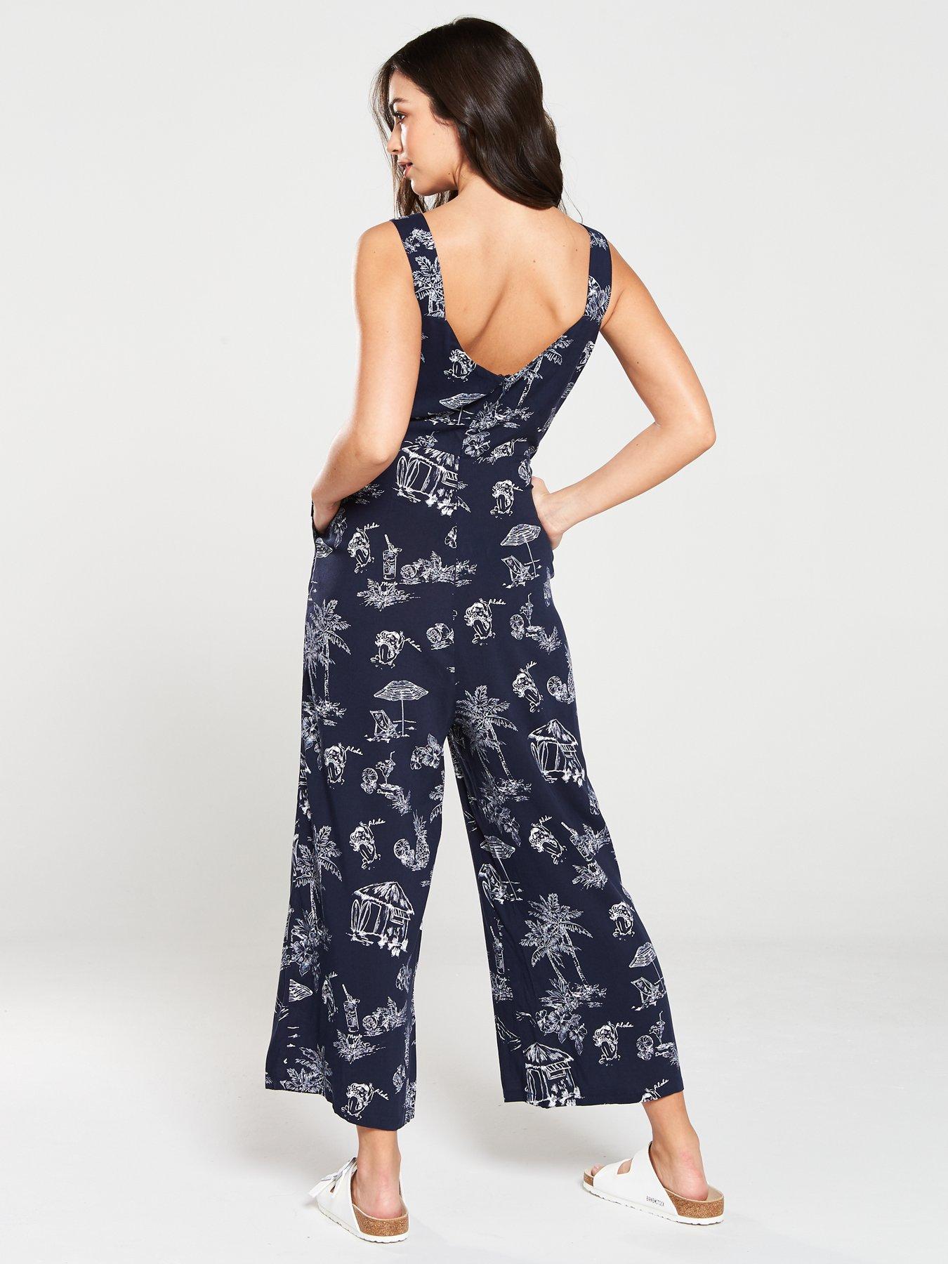 warehouse tropical jumpsuit