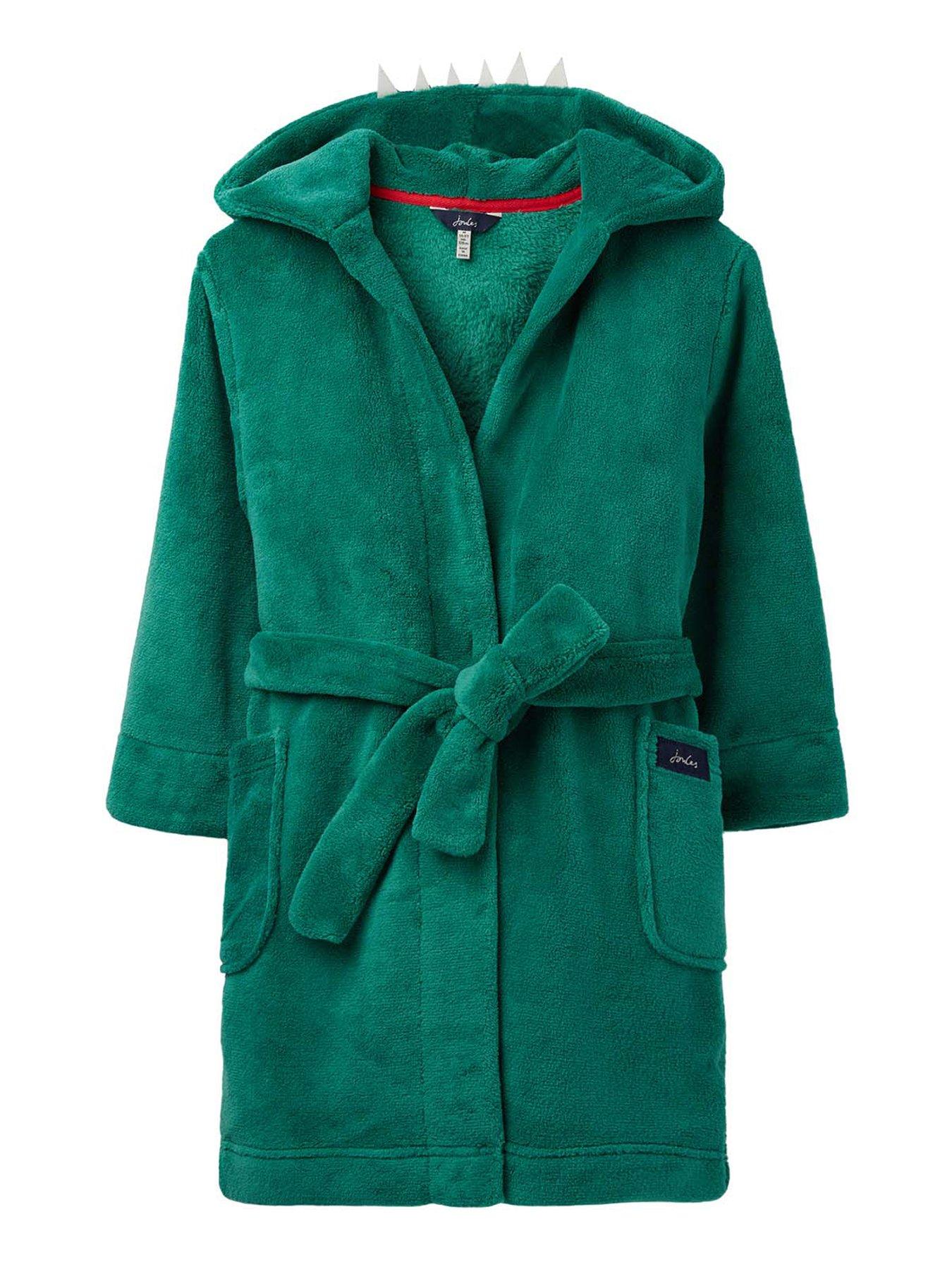 boys green dressing gown