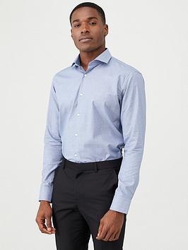 Ted Baker Ted Baker Formal Two Tonal Endurance Shirt - Blue Picture