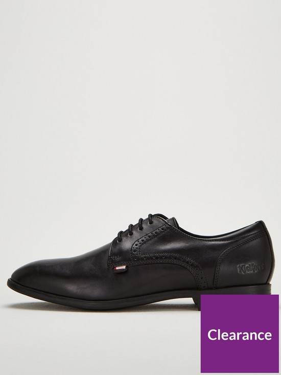 front image of kickers-jarle-lace-up-shoe