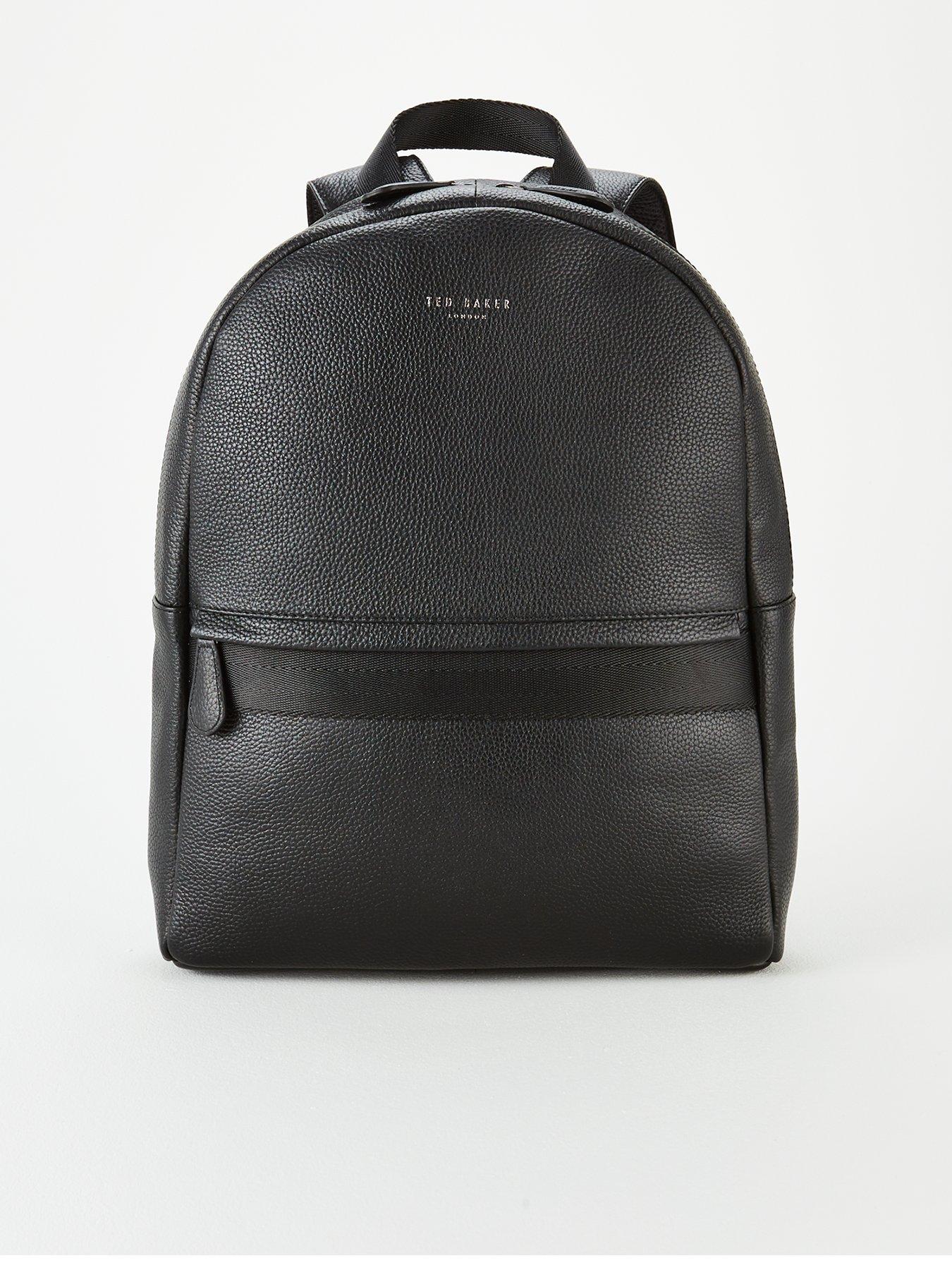 ted baker webbing strap leather backpack