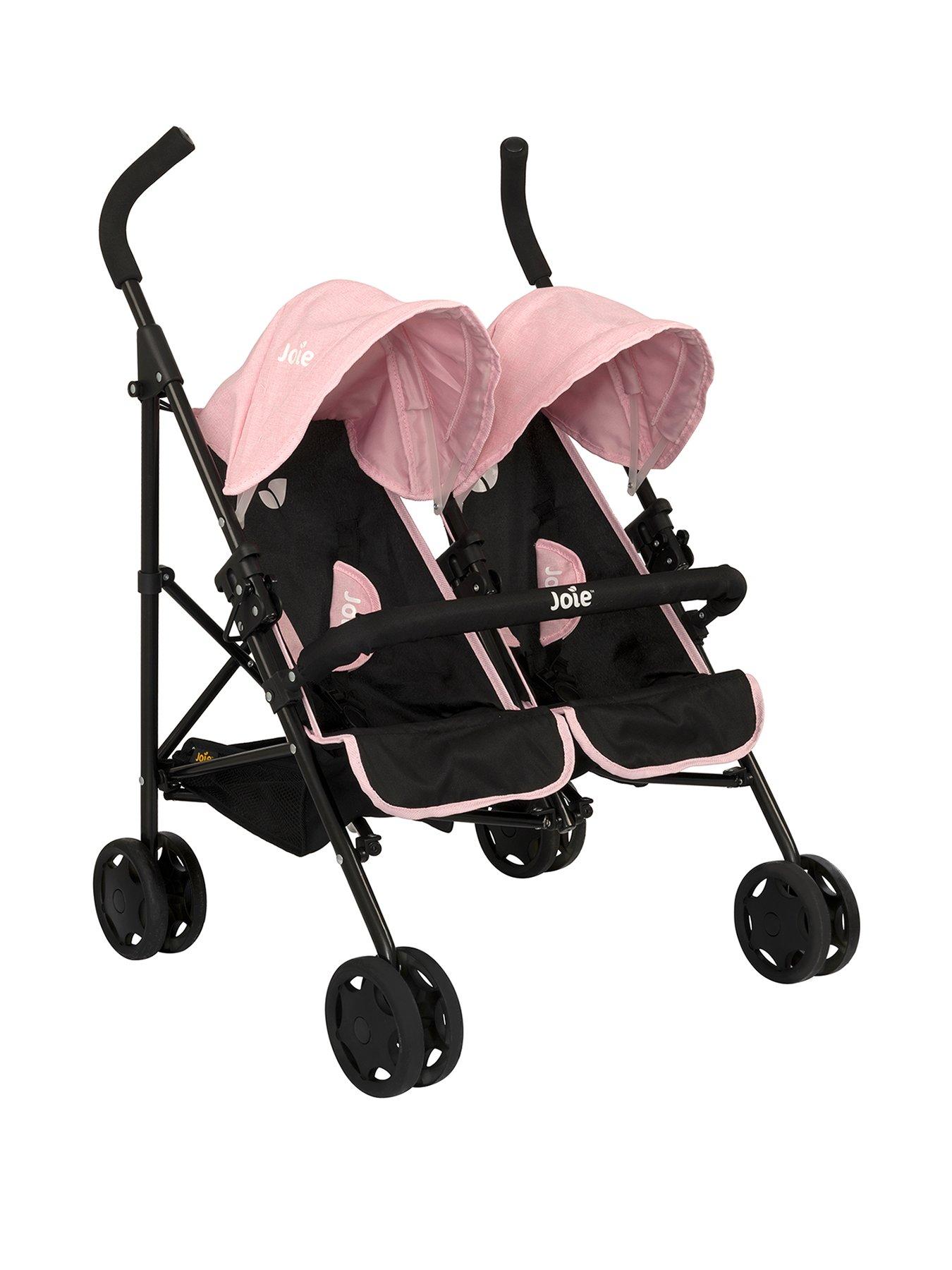 children's toy twin pushchair