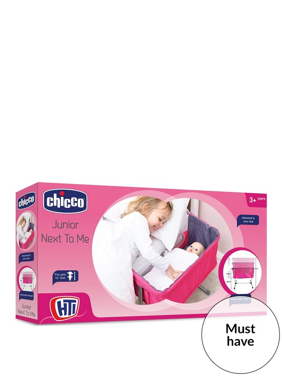 stillFront image of chicco-next-to-me-toy-cot