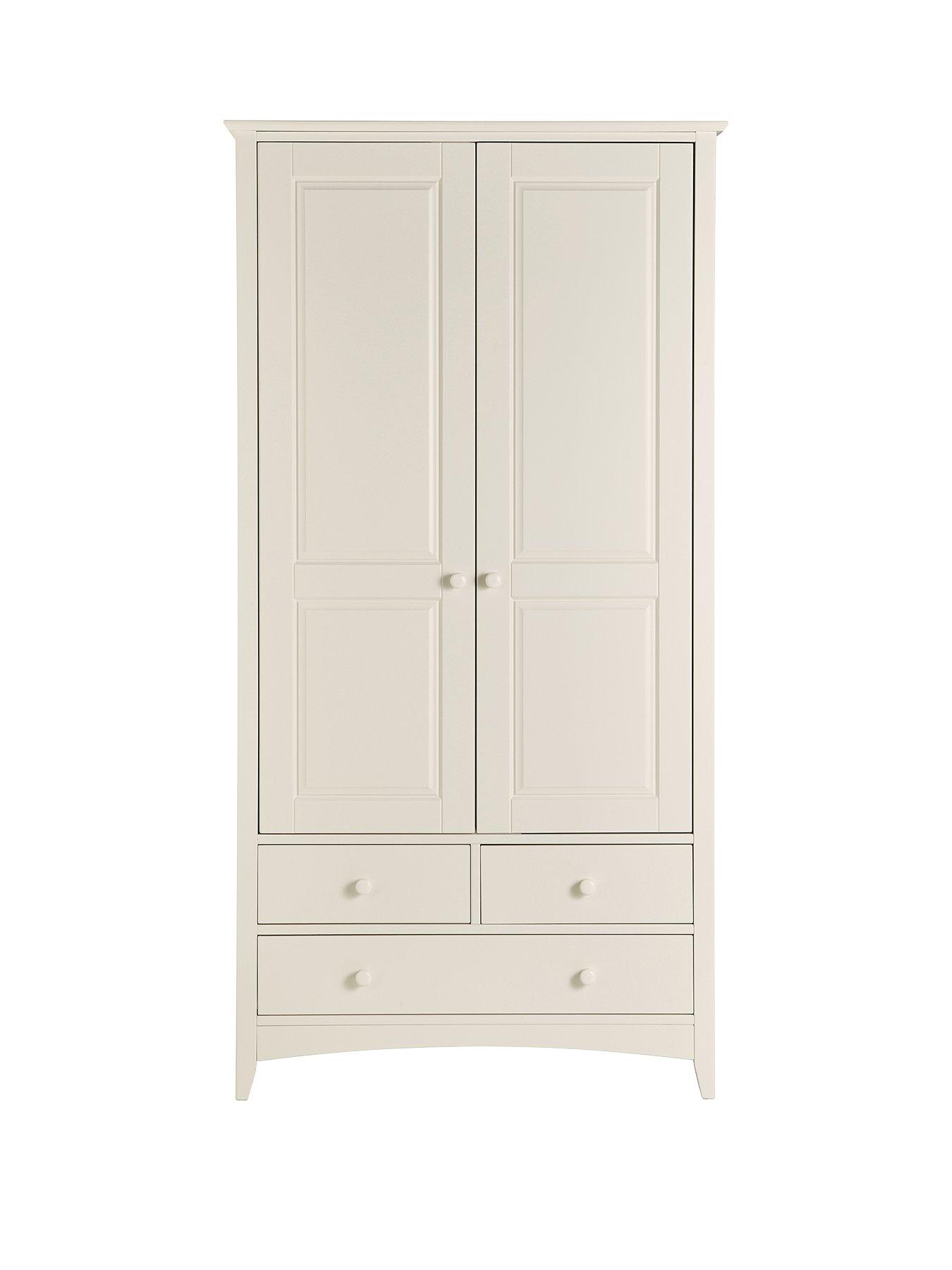 Julian Bowen Cameo 2 Door 3 Drawer Combination Wardrobe