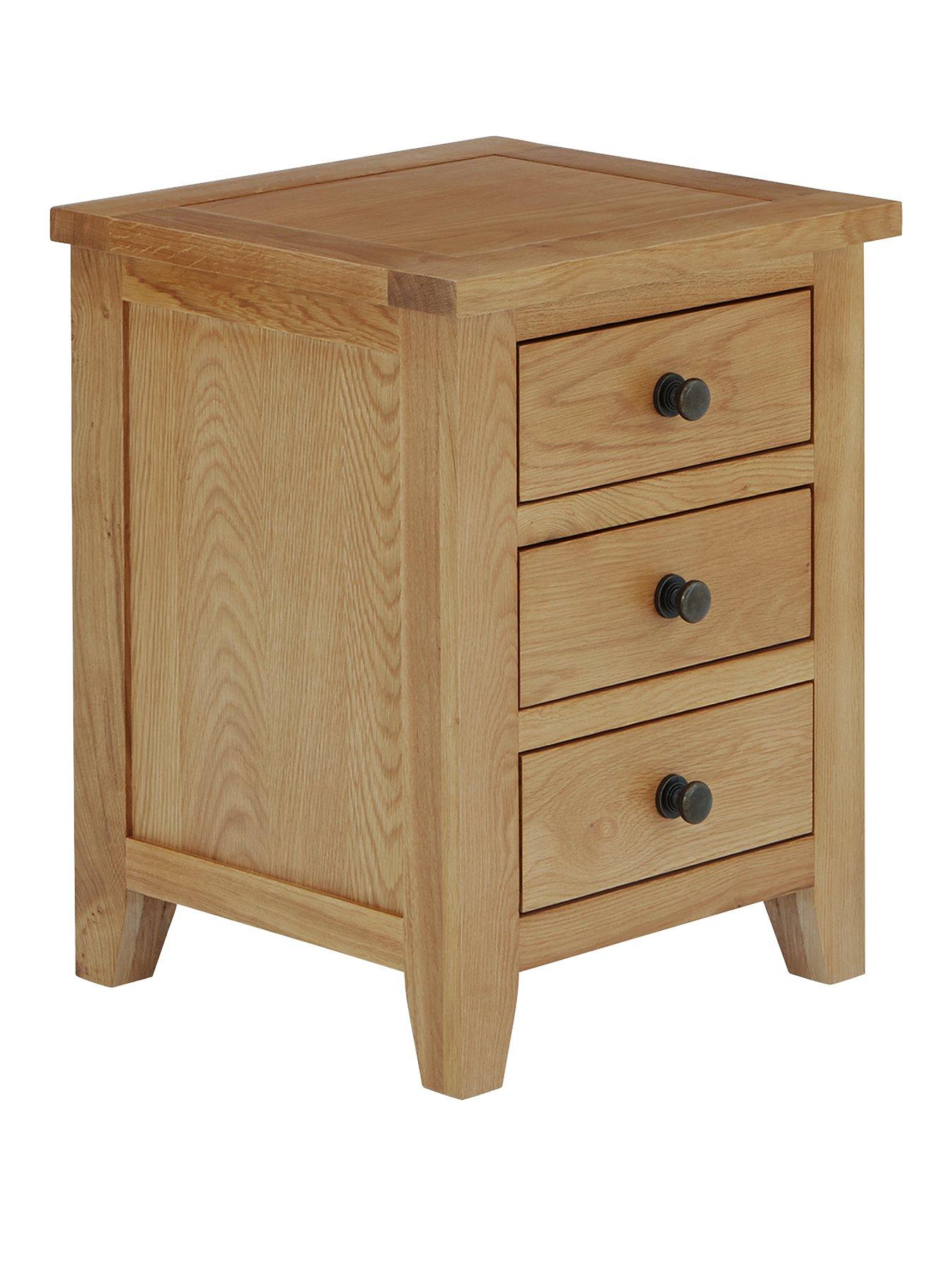 back image of julian-bowen-marlborough-ready-assembled-3-drawer-solid-oakoak-veneer-bedside-cabinet