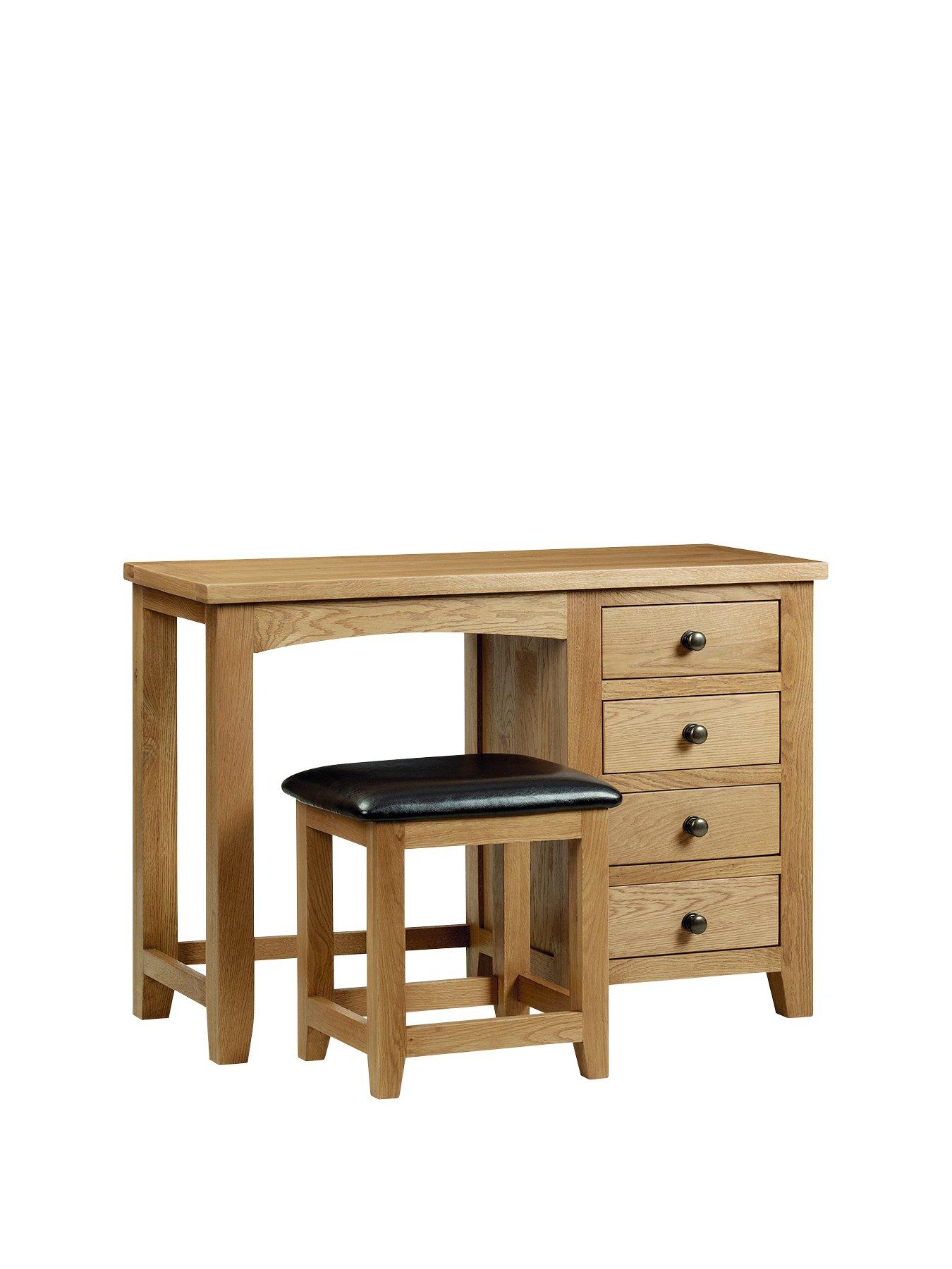 Julian Bowen Marlborough Ready Assembled Solid Oak/Oak Veneer Single