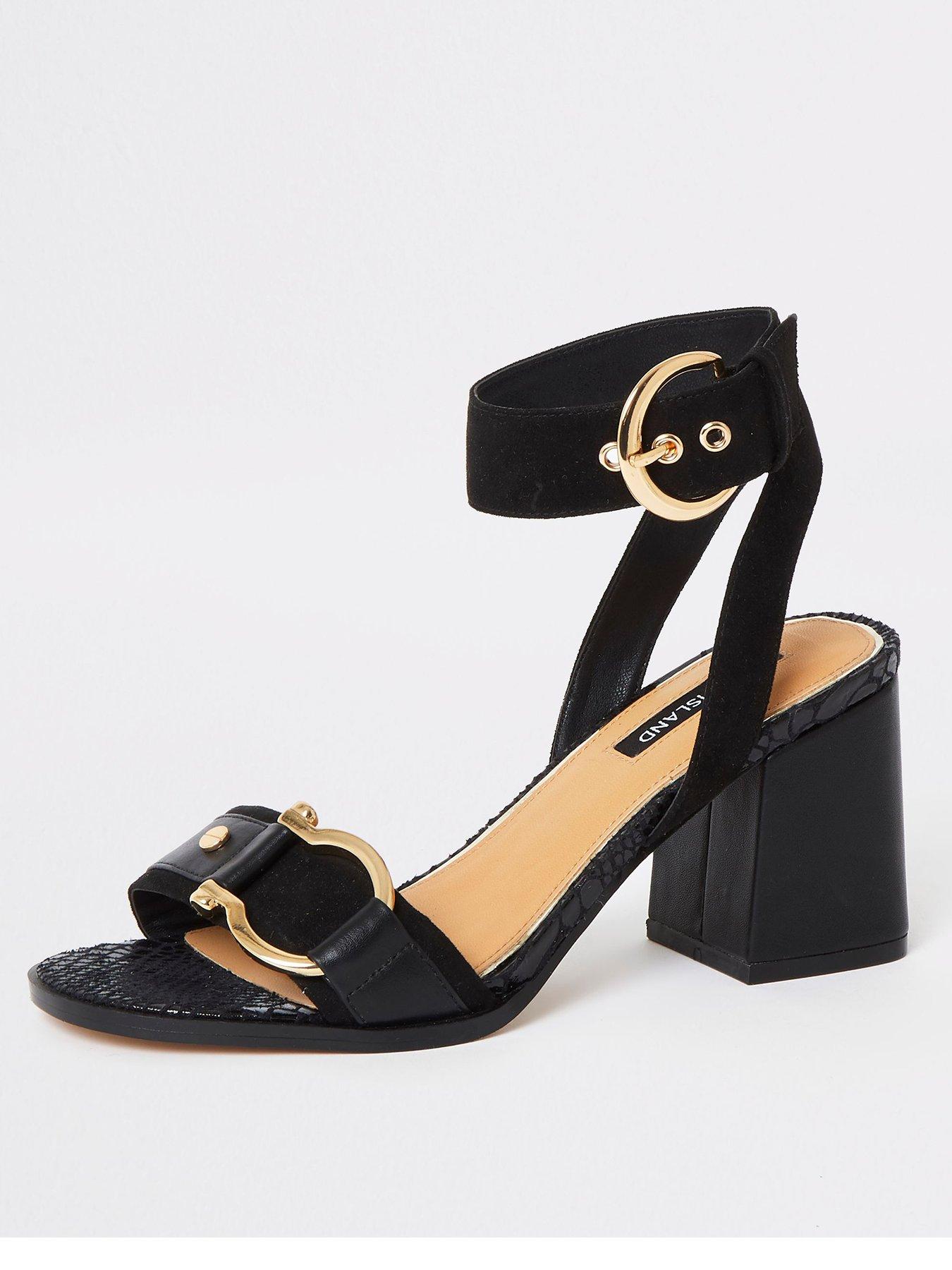 river island block heels