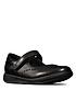  image of clarks-etch-craft-school-shoes-black-leather