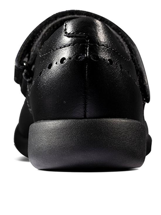 stillFront image of clarks-etch-craft-school-shoes-black-leather