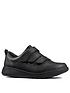  image of clarks-boysnbspyouth-scape-sky-strap-school-shoes-black-leather
