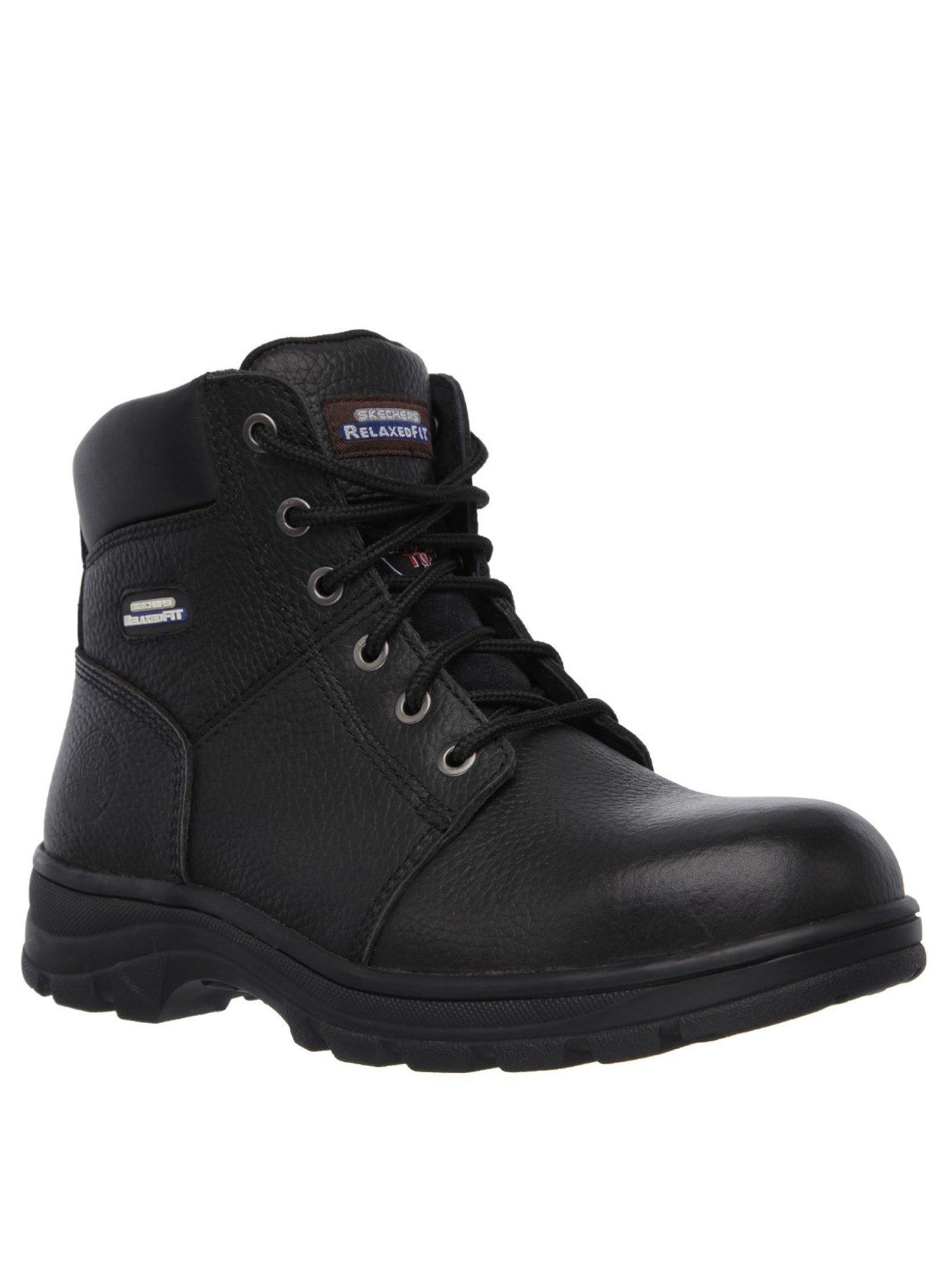 skechers lace up boots