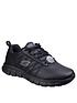  image of skechers-sure-track-trainers-black