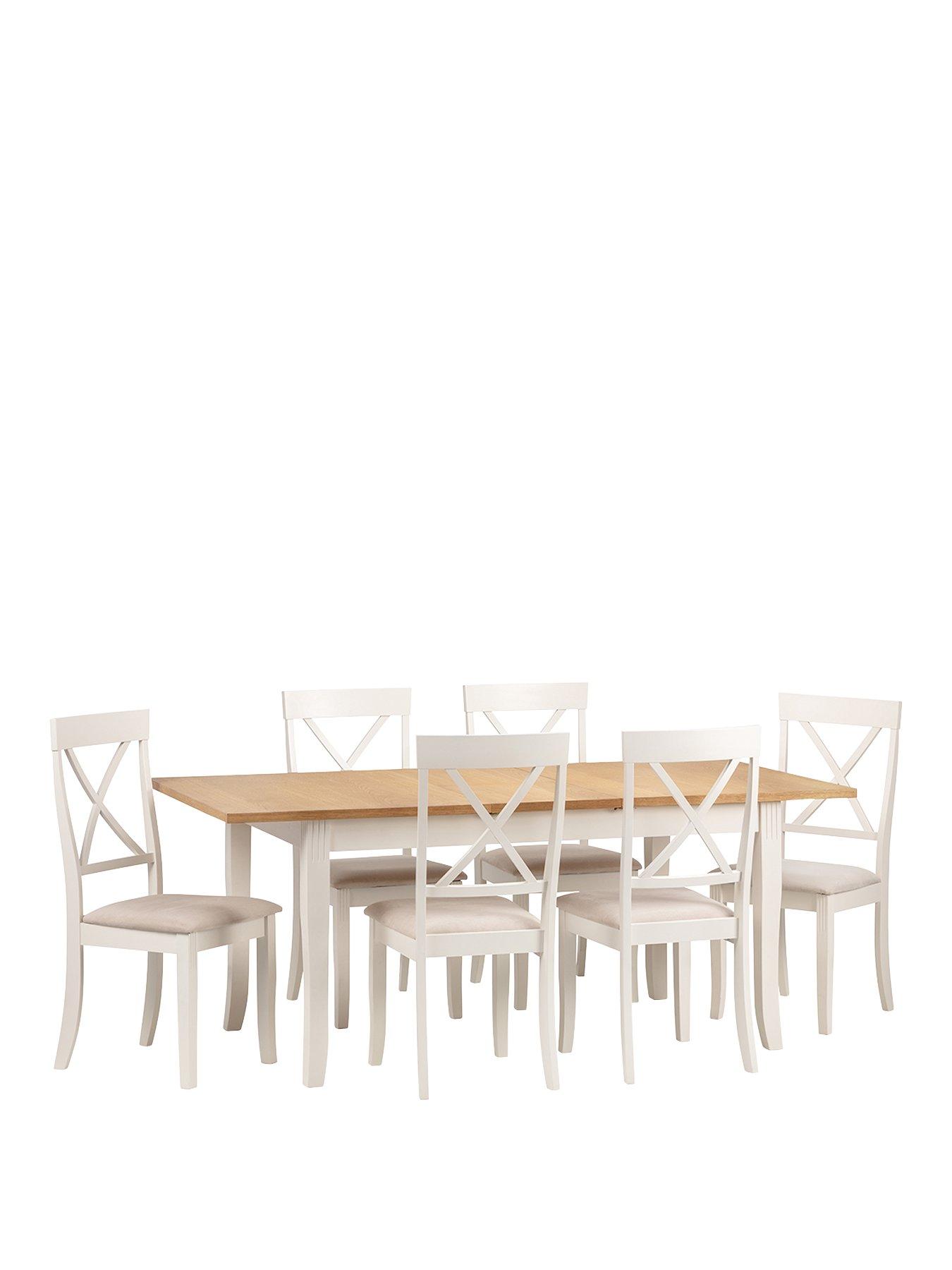 Image 2 of 7 of Julian Bowen Davenport 150 -&nbsp;189 cm Extending Dining Table + 6 Chairs