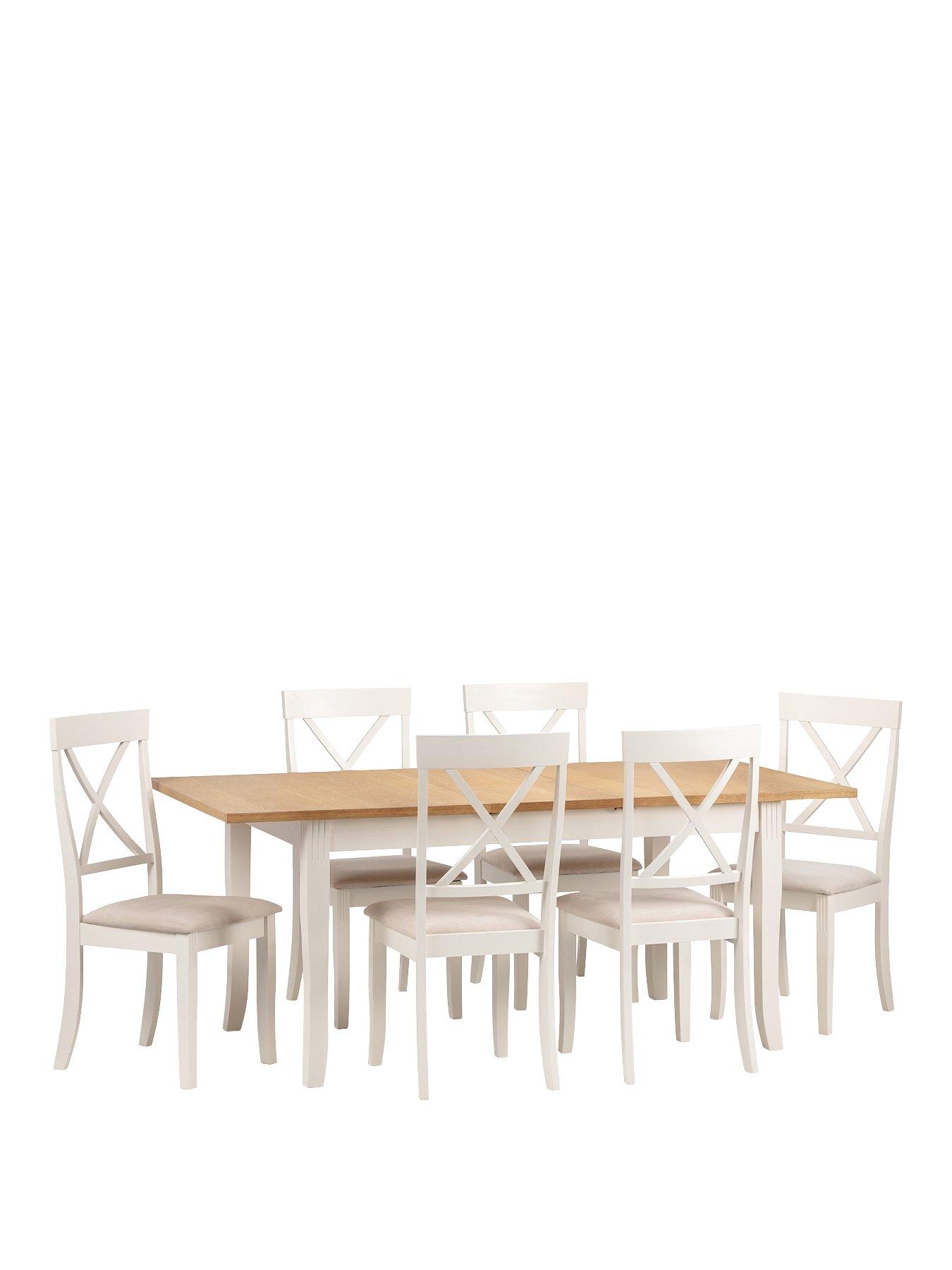 Image 3 of 7 of Julian Bowen Davenport 150 -&nbsp;189 cm Extending Dining Table + 6 Chairs