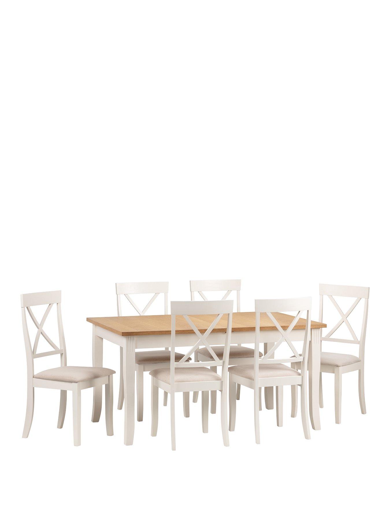 Image 4 of 7 of Julian Bowen Davenport 150 -&nbsp;189 cm Extending Dining Table + 6 Chairs