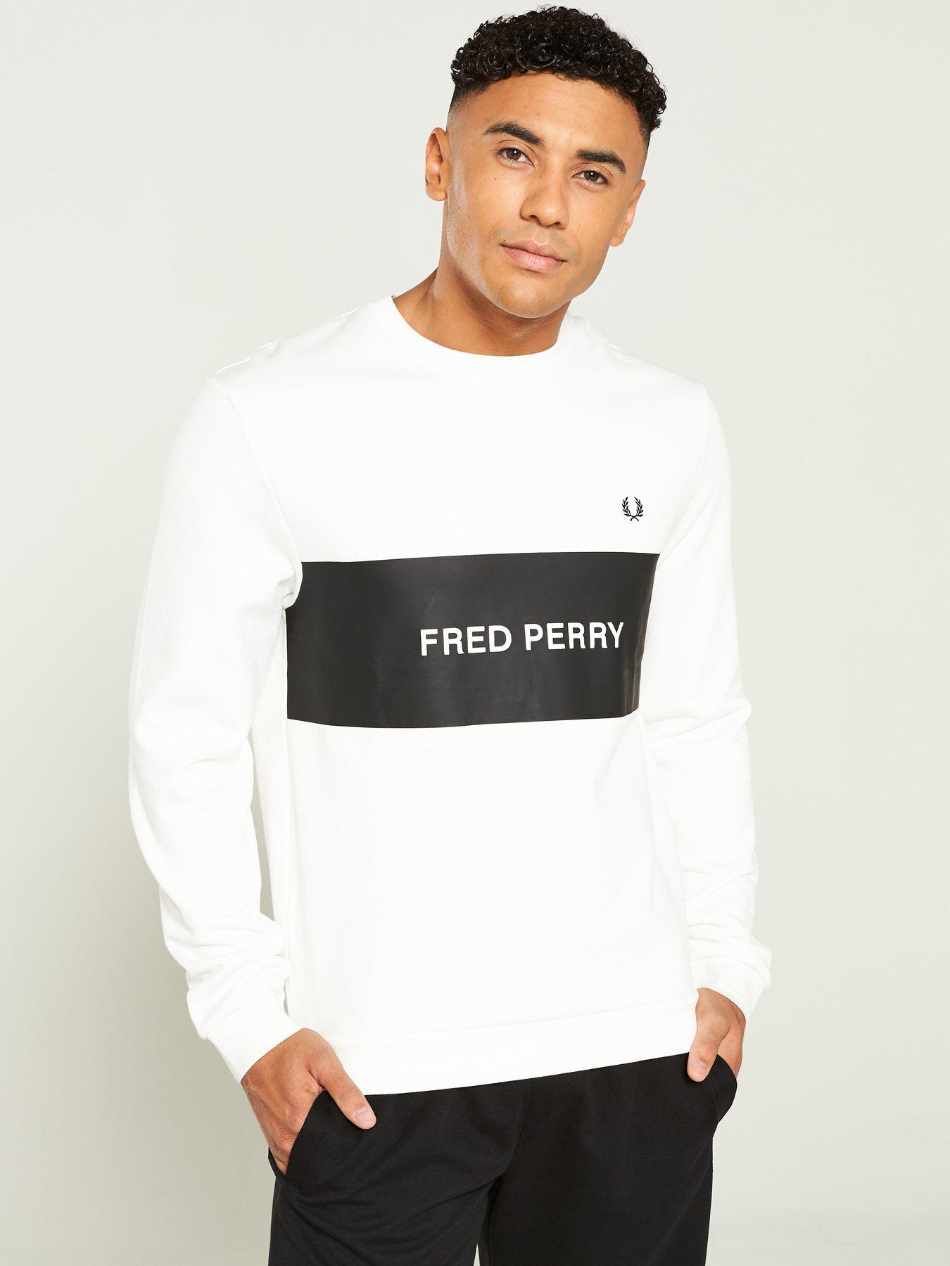 fred perry centre panel sweatshirt