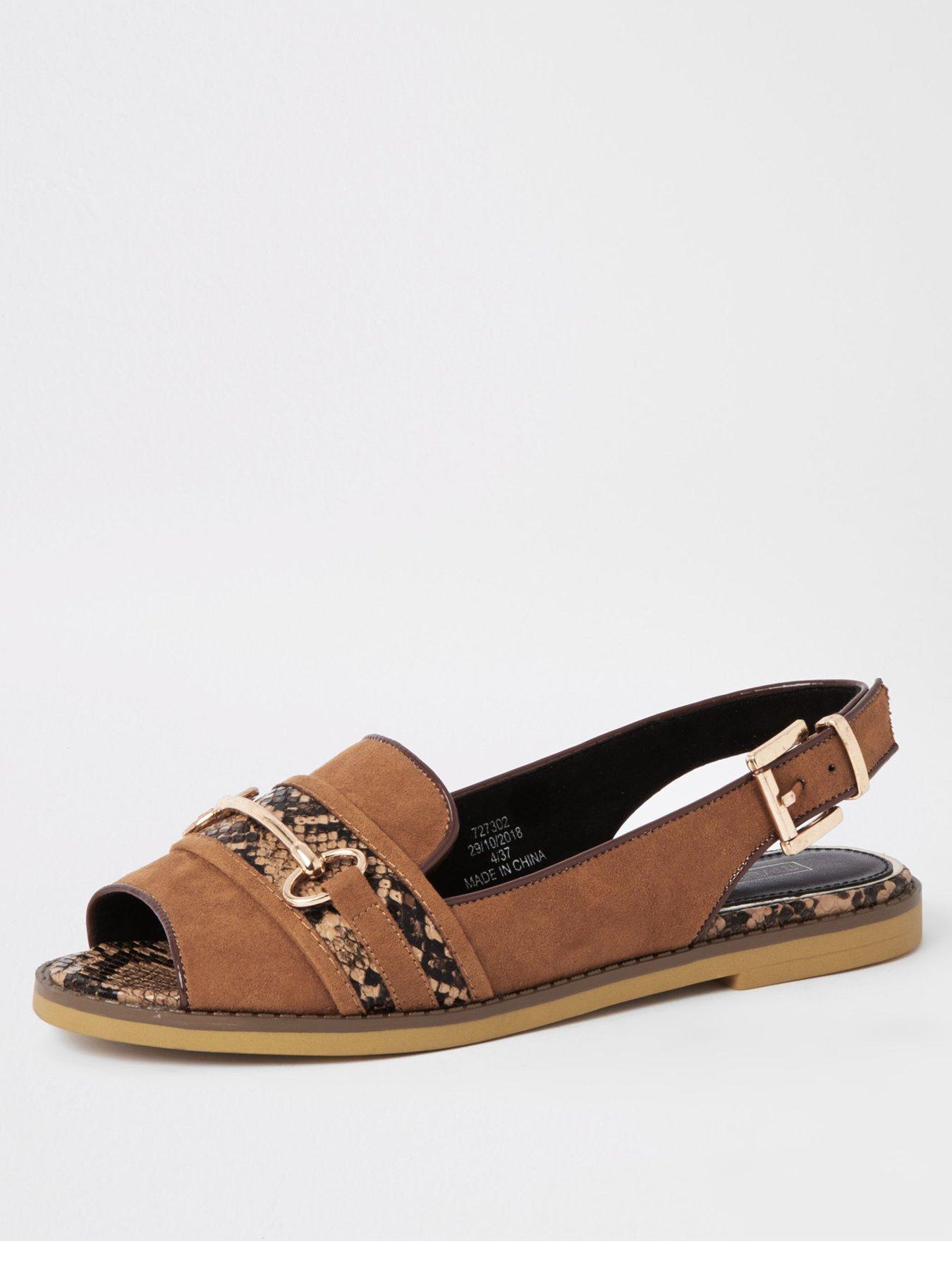 river island peep toe