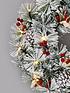  image of bavarian-pre-lit-christmas-wreath