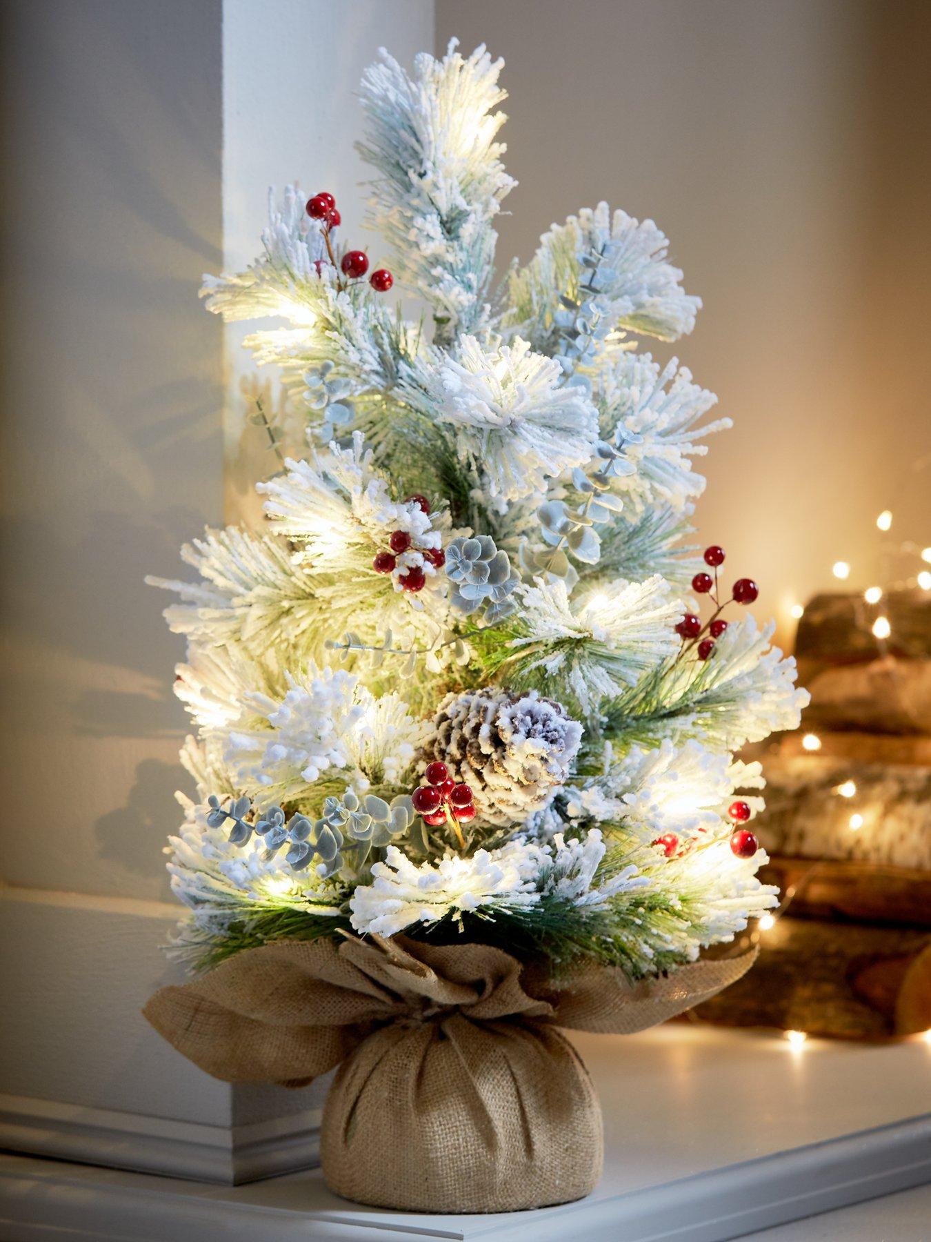 Very Home Bavarian PreLit Table Top Christmas Tree