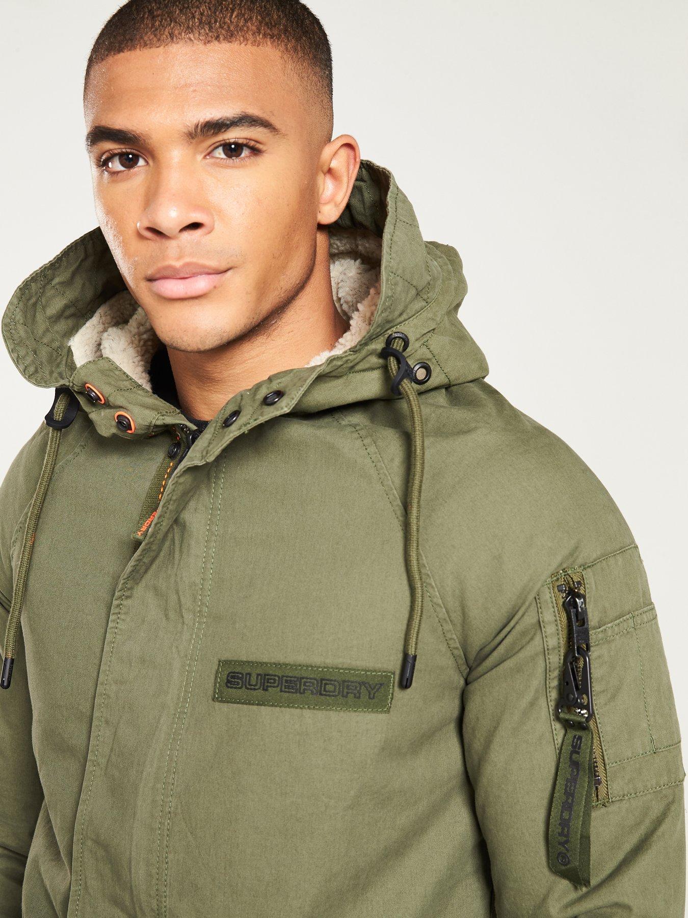 winter aviator parka