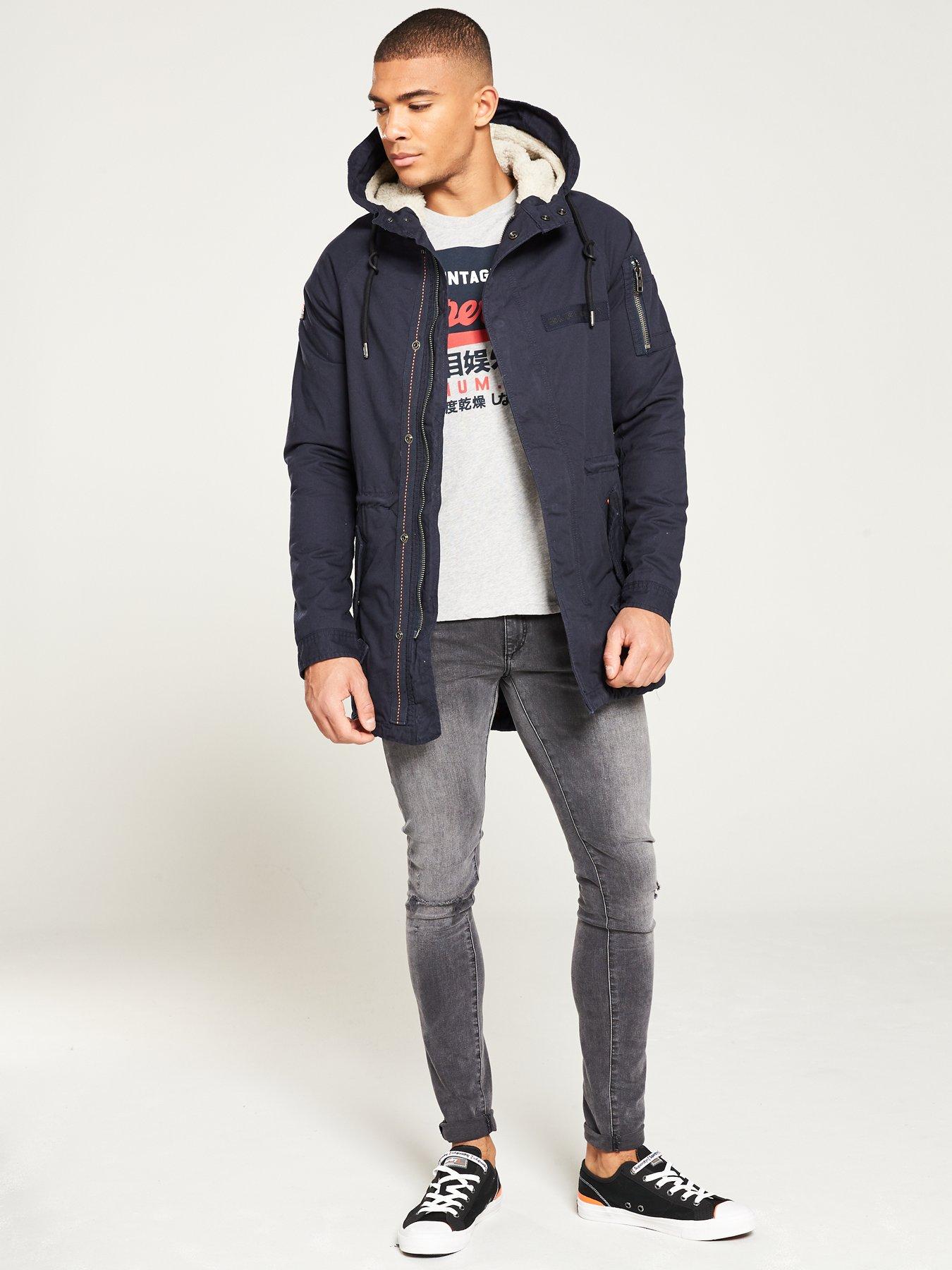 winter aviator parka